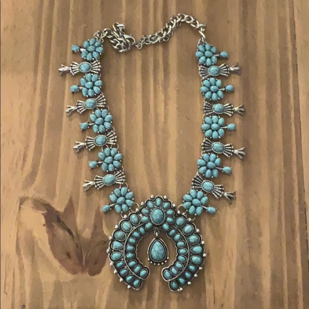 Squash blossom necklace